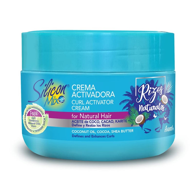 Silicon Mix CURL ACTIVATOR CREAM FOR NATURAL HAIR  RIZOS NATURALES FOR CURLY AND AFRO HAIR  8 Oz